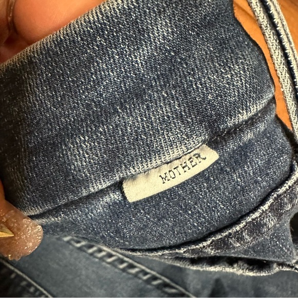 Mother The Looker Ankle Fray Women's Blue Jeans - 27 - Picture 7 of 13